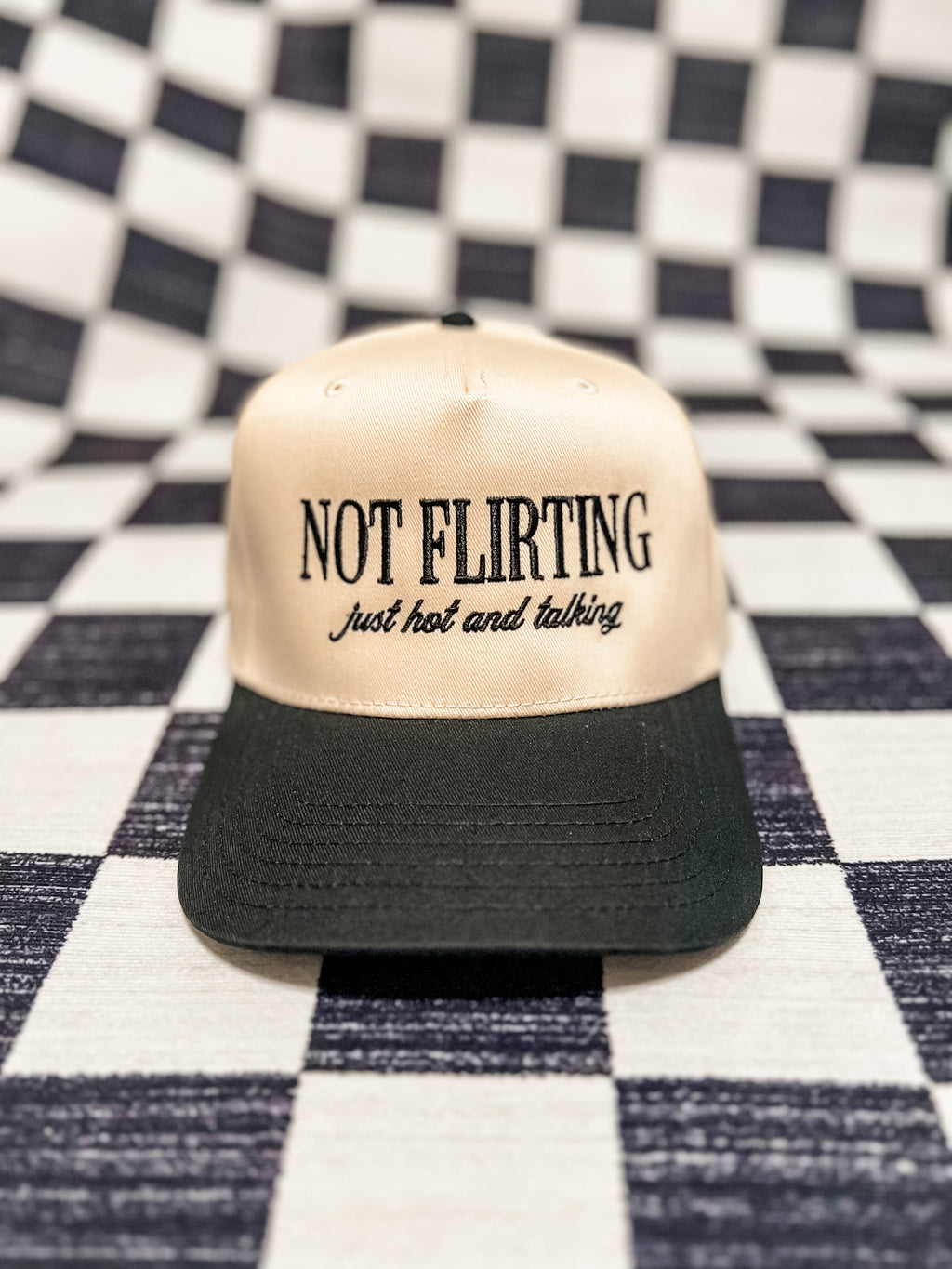 Not Flirting Just Hot & Talking Hat