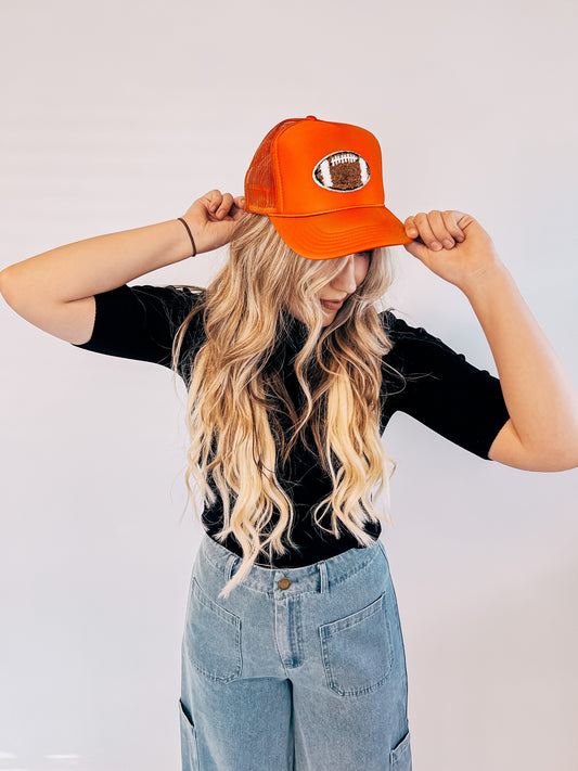 Football Patch Trucker Hat