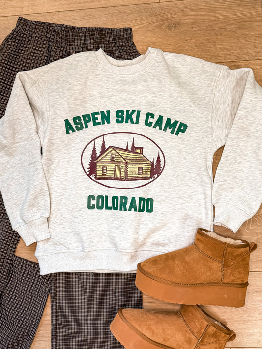 Aspen Ski Camp Colorado Crew Neck