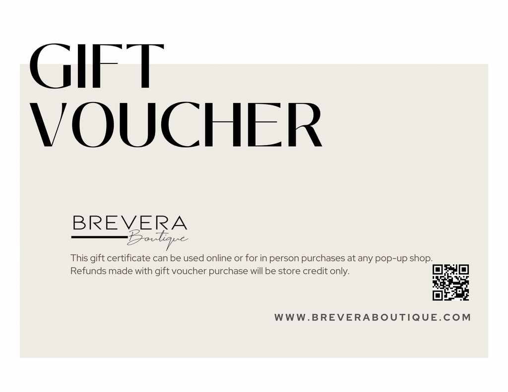 BREVERA Boutique Gift Certificate