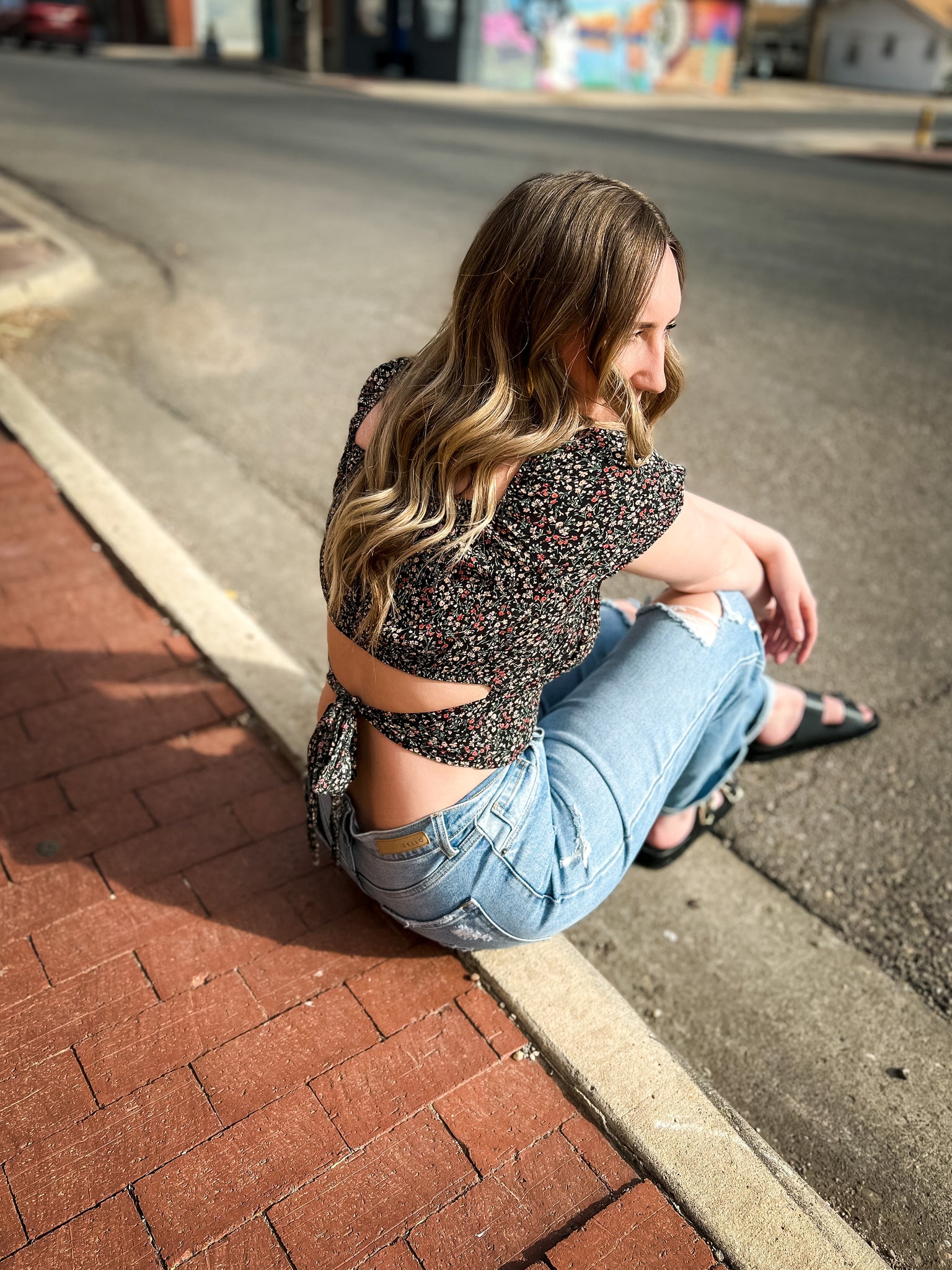 Flirty Floral Top