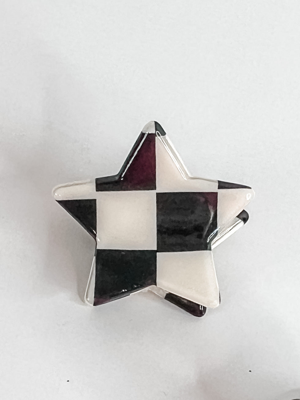 Mini Checkered Clip