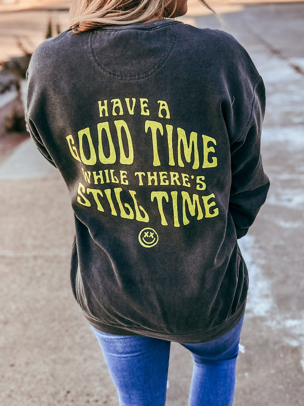 "Good Time" Crew neck Sweatshirt